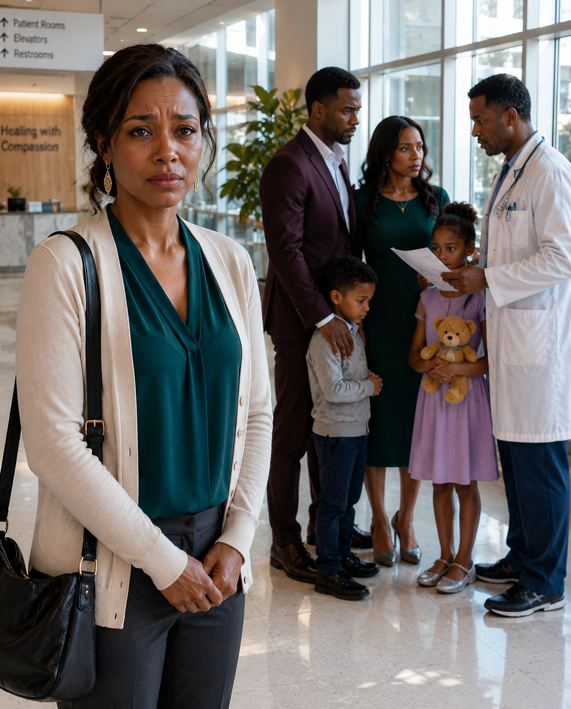 My husband had two children with his secretary, and I remained completely silent. But during a routine medical checkup,