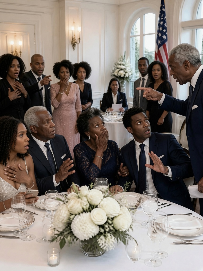 My dad told me, “Come to dinner with your brother’s fiancée, but hide the fact that you’re his sister. Her family are federal judges, and it would be embarrassing.” They tucked me away at a table in the back. But the moment her judge grandparents spotted me, they froze mid-step and breathed out, “Ma’am… this is unexpected.”