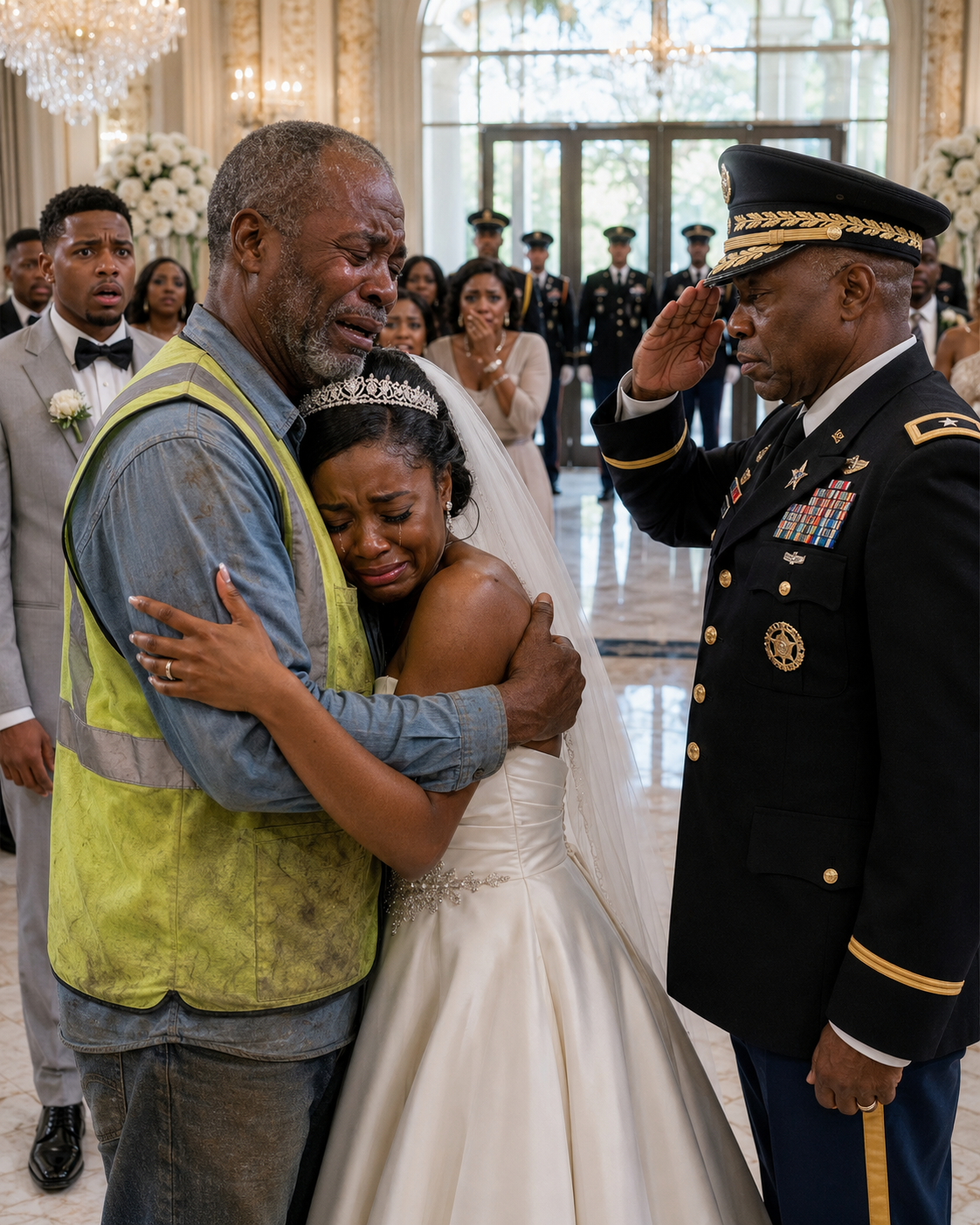 “I’d Never Marry a Gardener’s Daughter!” My Fiancé Em.bar.ras.sed Me at the Altar in Front of 120 Guests and Walked Away. As My Father Cried and Apologized, I Silently Held Him—Until an Army Commander Suddenly Entered, Saluted My Dad With Full Military Honors, and Revealed the Secret That Would Change My Ex-Fiancé’s Life the Very Next Day.