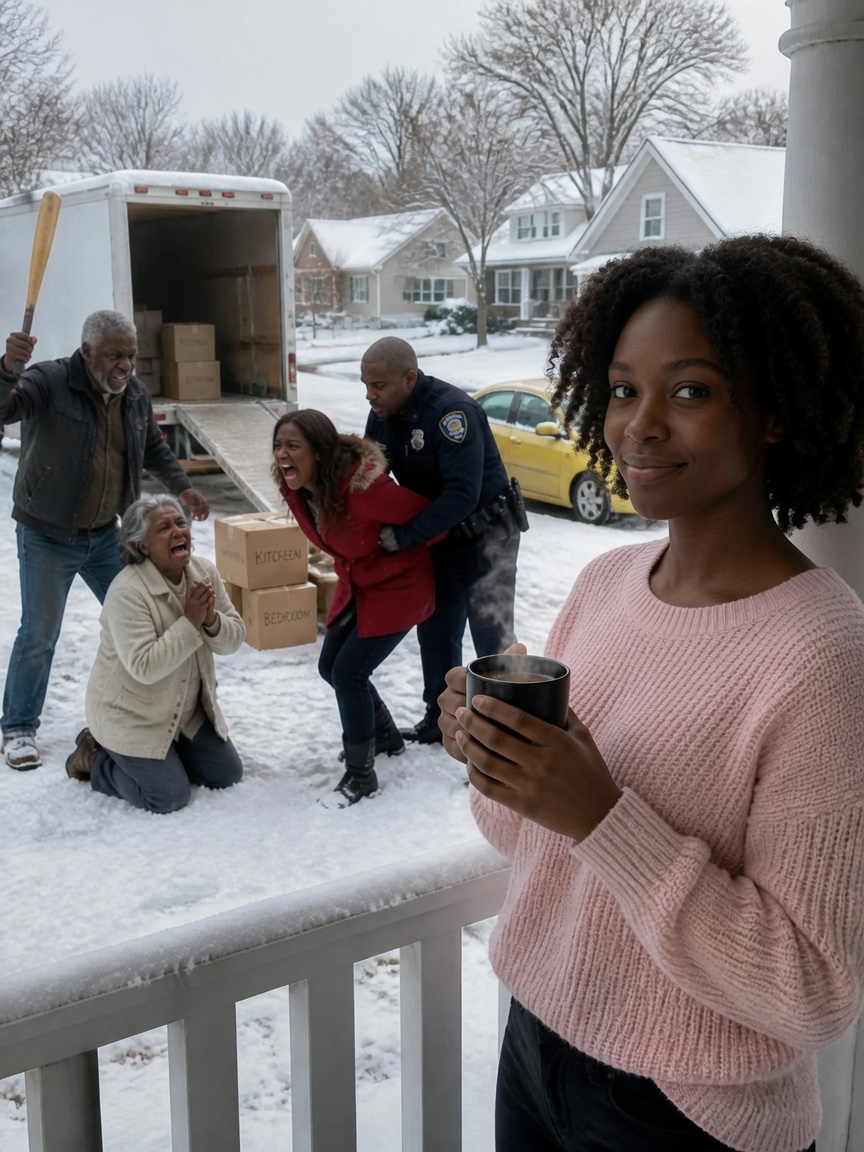 My parents sold their fully paid-off $620,000 house to bail out my sister, then arrived at my lake house with a moving truck just hours before a historic blizzard. “We’re your parents,” my father said. “We don’t need your permission to live here.” I thought it was just another family crisis… until I realized they had brought something far more dangerous to my doorstep.