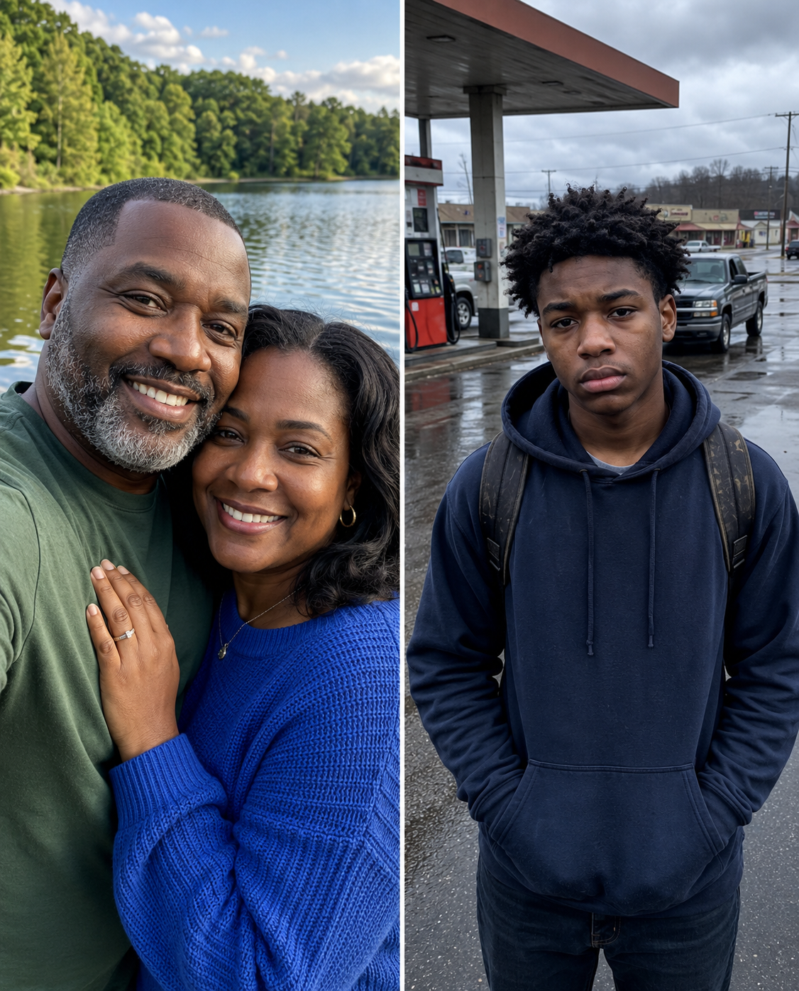 I Let a Homeless Teen Borrow My Phone at a Gas Station – What He Whispered Before Handing It Back Made My Bl00d Run C0ld