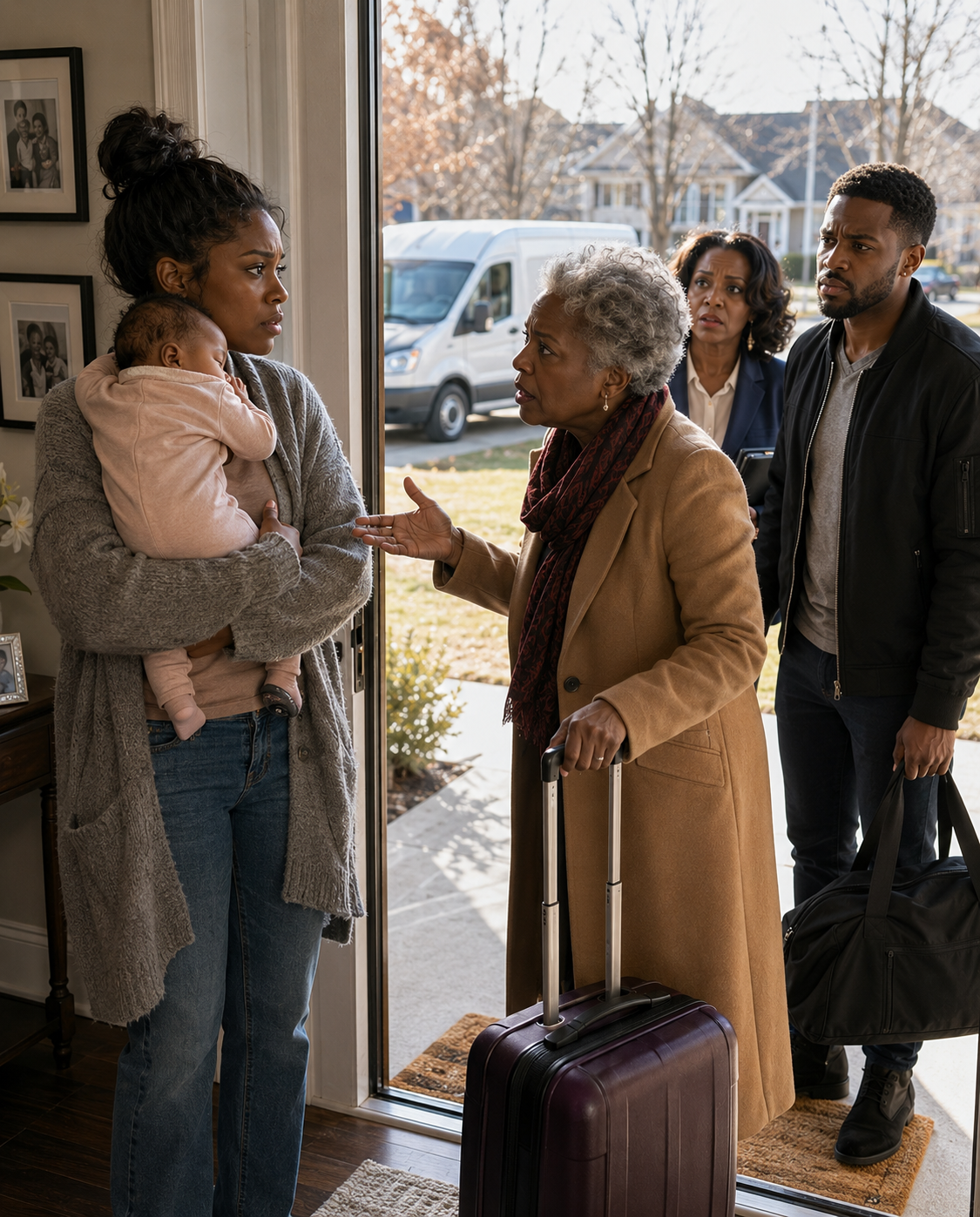 After my husband passed away, I used his life insurance to buy a home for our baby. My mother called it “family property,” showed up with suitcases, and told me to leave
