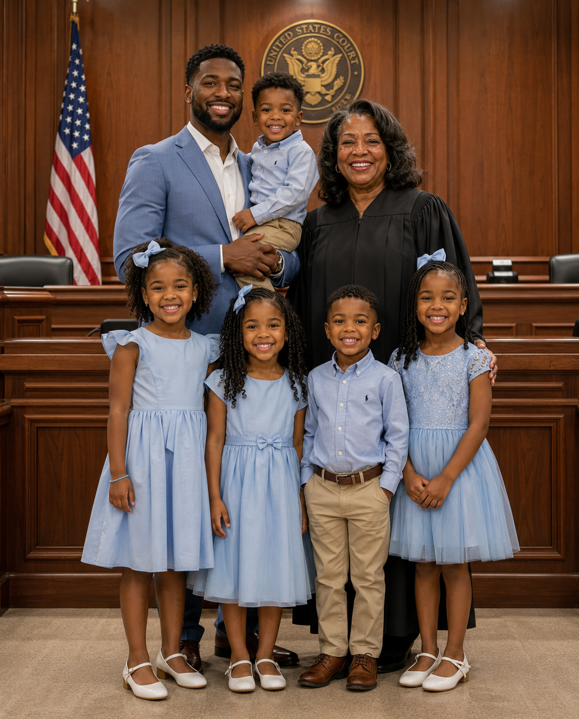 This Single Dad Fought to Adopt 5 Siblings Under 7 Before They Were Separated – The Judge Broke Down After Learning Why