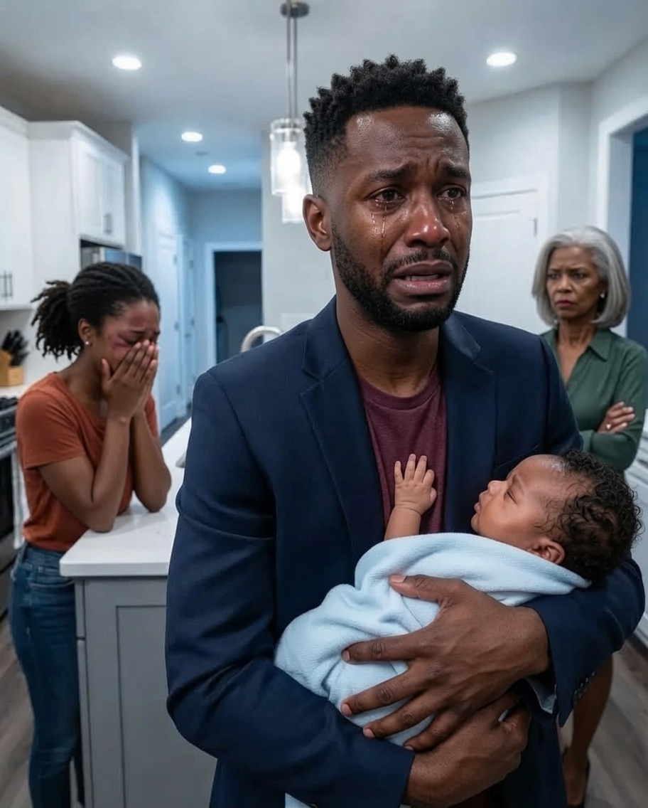 I came home from a business trip to find my newborn son burning with fever while my wife sat crying alone in the kitchen. When my mother coldly dismissed her with, “She’s exaggerating again,” I finally realized something was deeply wrong inside my own family.