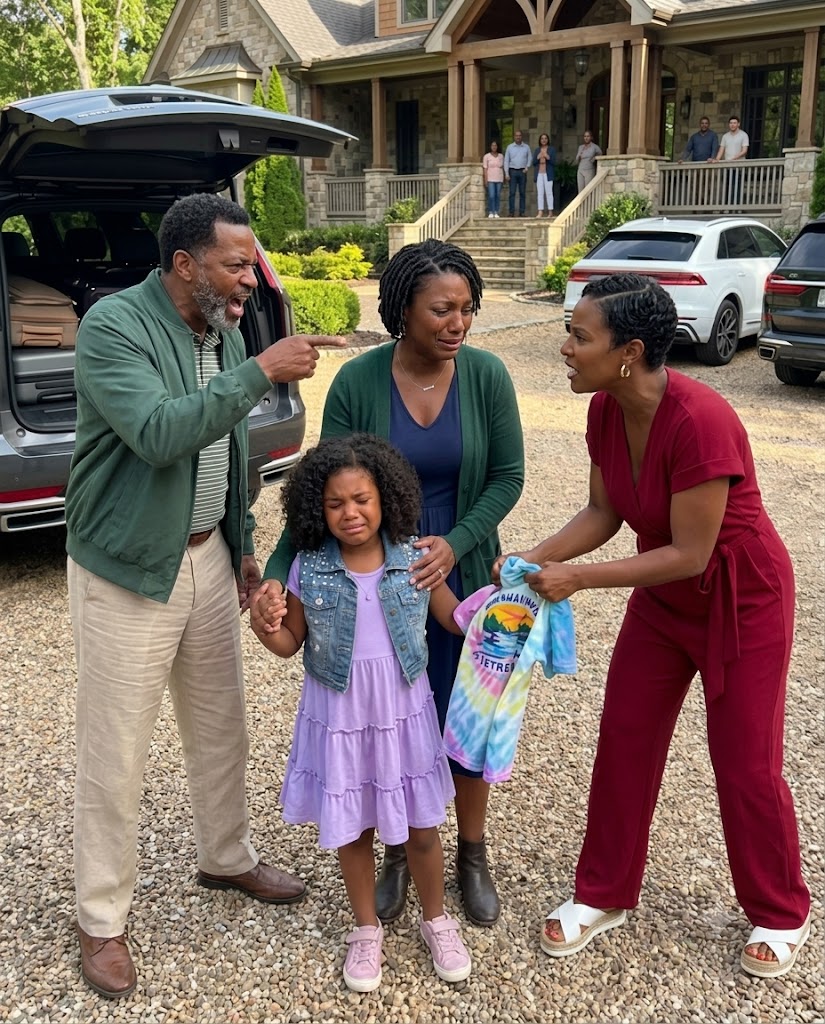 At our family retreat, my daughter reached for a matching T-shirt, but my sister snatched it away and said it was only for “real families with mothers and fathers.” When Dad added that I had chosen to give her no father, I said, “Understood,” took her home, and canceled every payment I was covering.