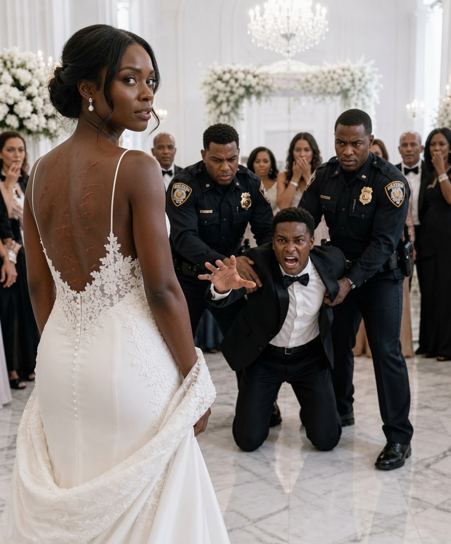 At the altar, my groom tightened his grip on my hand and murmured with a cruel smile, “You’re mine now. Learn where you belong.” I met his eyes and whispered, “You asked for a wife. Now meet the person who saw everything.”