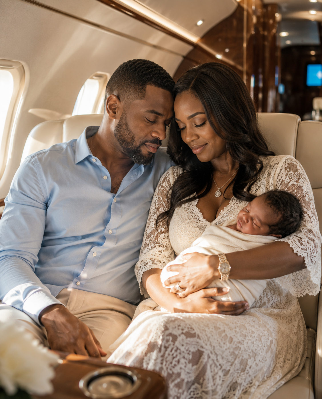 The stranger asked to sleep on my shoulder during the flight… upon landing, I discovered he was the millionaire everyone was looking for—and that my ex was already hu.nti.ng me down