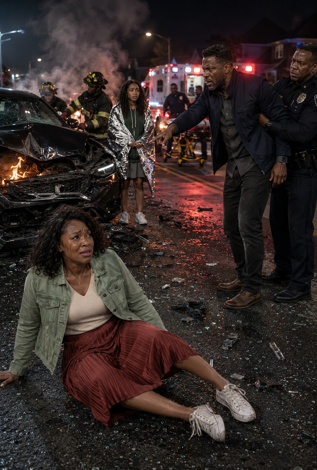 After our car accident, I was still trapped inside when my dad shouted at the paramedics to save my sister first. Then he pointed at me and said, “The other one never meant much anyway. Don’t waste time on her.”