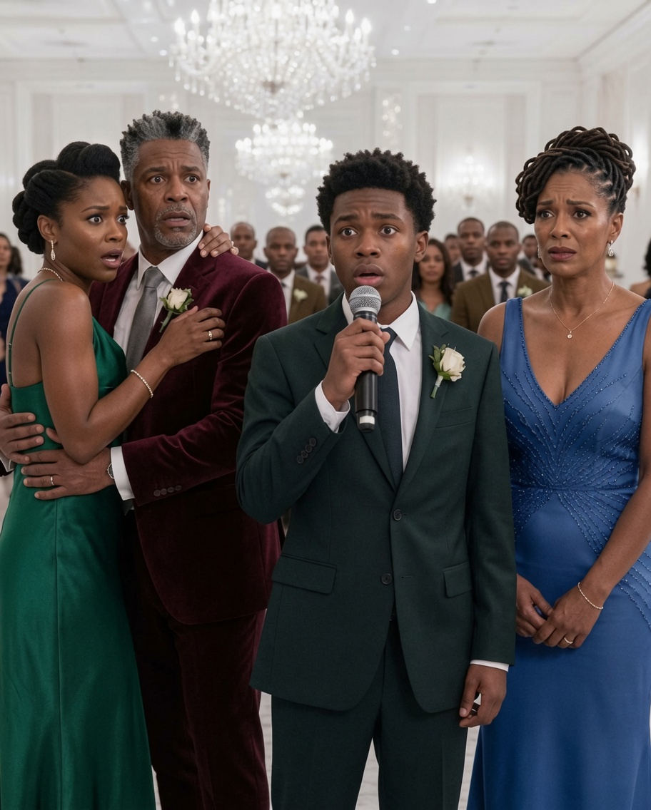 My husband brought his mistress to the gala wearing my dress and wedding ring. When she was introduced as his wife, he stayed silent. I put on a black suit, called my lawyer, and waited for our son to say, “Dad, today you pay for everything.”
