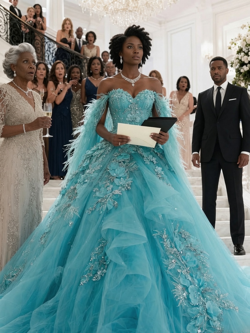 The lady wanted to embarrass her employee in front of 300 people and told her: “Don’t forget to come in formal attire,” believing that she would arrive in embarrassment and borrowed clothes; but the young woman appeared with an impossible dress, a hidden invitation, and a family secret that no one was prepared to hear.