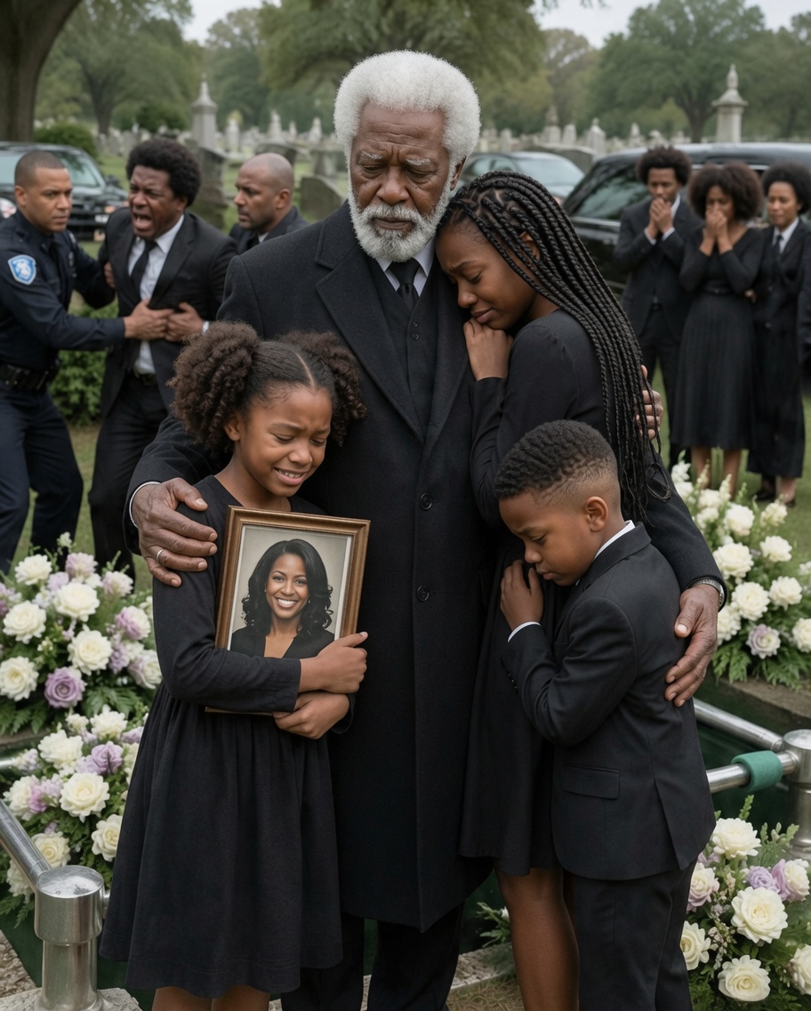 At my daughter’s funeral, my son-in-law pointed at his daughters and announced, “They’re going into foster care. I deserve a fresh start with my new fiancée.”