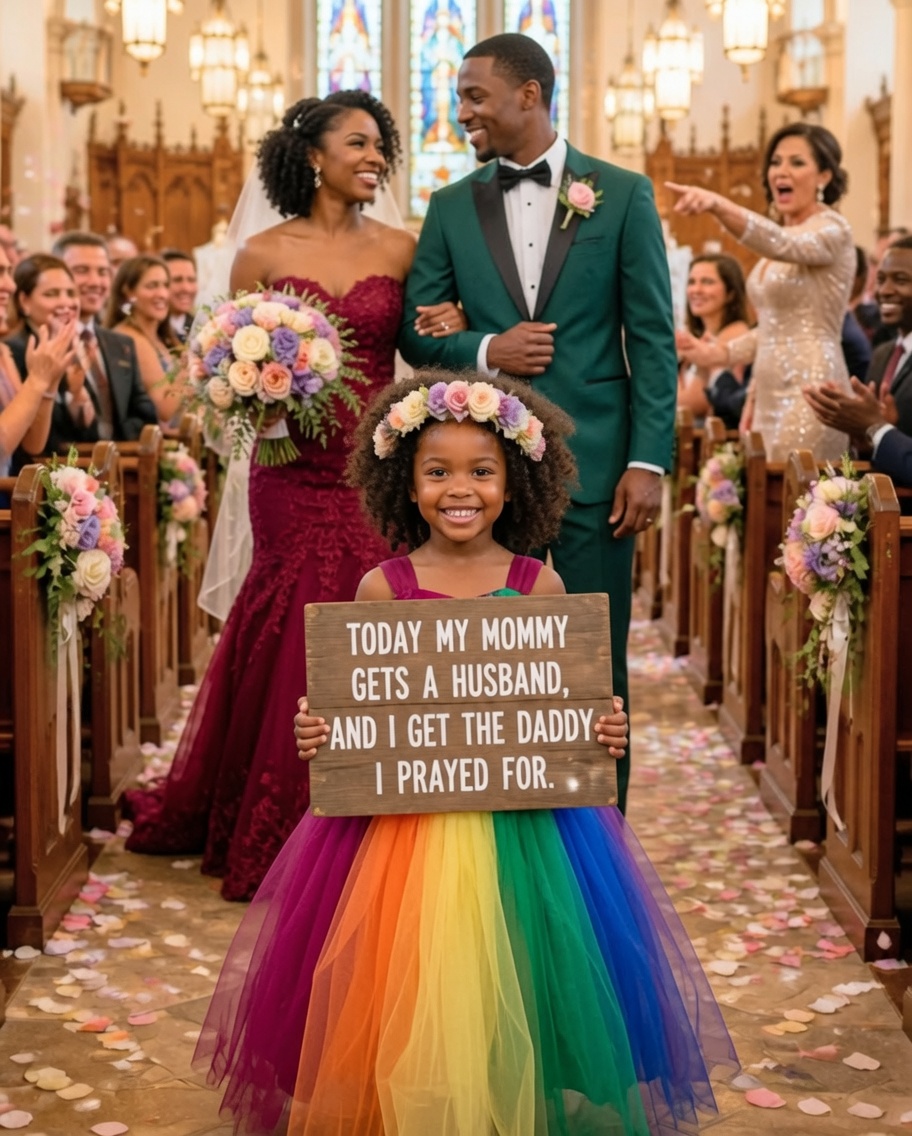 My parents refused to attend my wedding because my fiancée was a single mom. My dad said she would “ruin my life.” But when her 6-year-old daughter walked down the aisle holding a sign, the entire room broke down crying. A guest filmed it, and 48 hours later, it reached 11 million views.