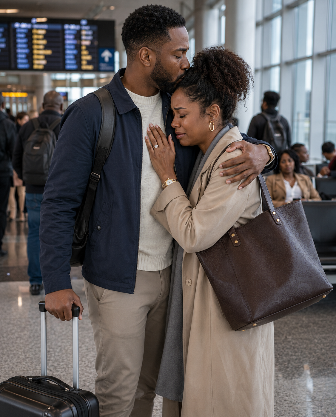 I Cried at the Airport as My Husband Left for “Zurich