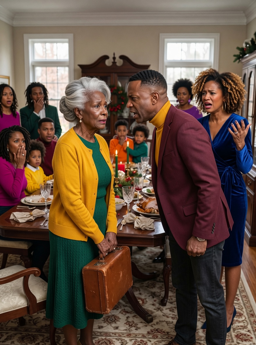 My son shouted in my face, “Pay the rent or disappear!” in front of twenty-two people at Christmas dinner, while my daughter-in-law mocked, “Let’s see how you survive!”