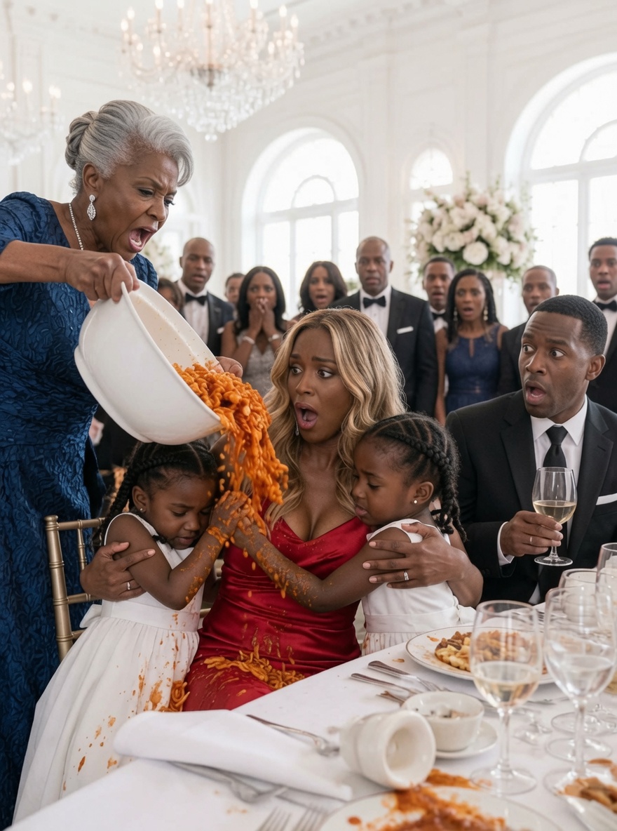 In front of the entire family, my mother-in-law took the food away from my daughters and said, “The head table is for women who give this family sons.” My husband ordered me to stop making a scene, so I wiped my little girl’s face, took my daughters, and left without saying another word… while none of them knew that a 5.4-million-peso promissory note bearing his signature was already waiting for the right moment.