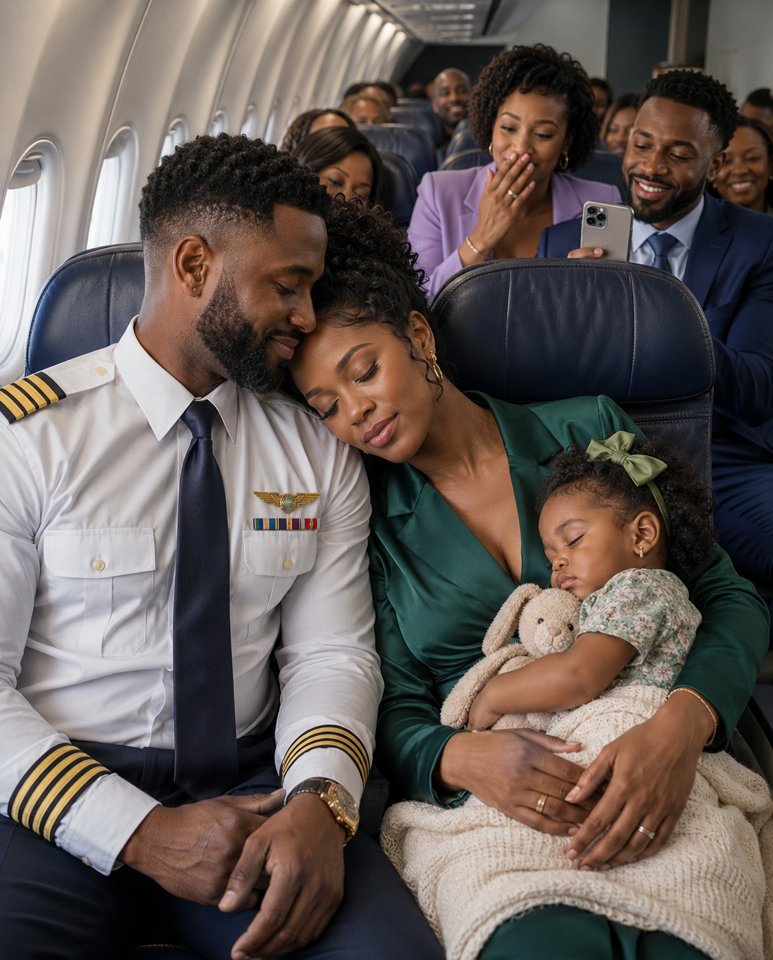 After My Divorce, I Pretended to Sleep on a Coast Guard Commander’s Shoulder to Stop Passengers Filming Him. Hours Later, My Ex Used the Viral Photo Against Me—Until a Hidden Picture Revealed He Already Knew the Stranger.