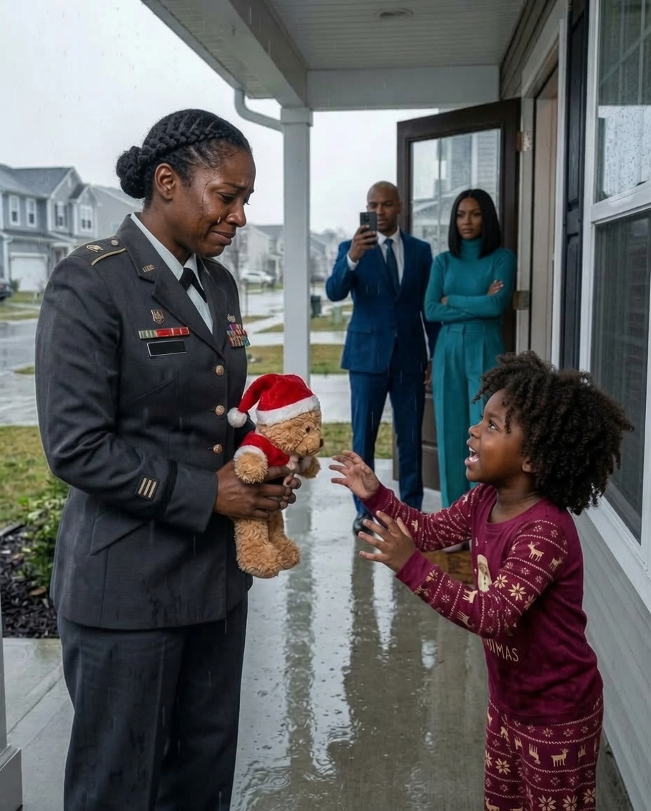A four-year-old girl opened the door in tears and whispered, “Mom, please don’t come inside… she might scare me again.” Behind her, the child’s father and aunt had already prepared false evidence and legal documents to separate her from her mother.