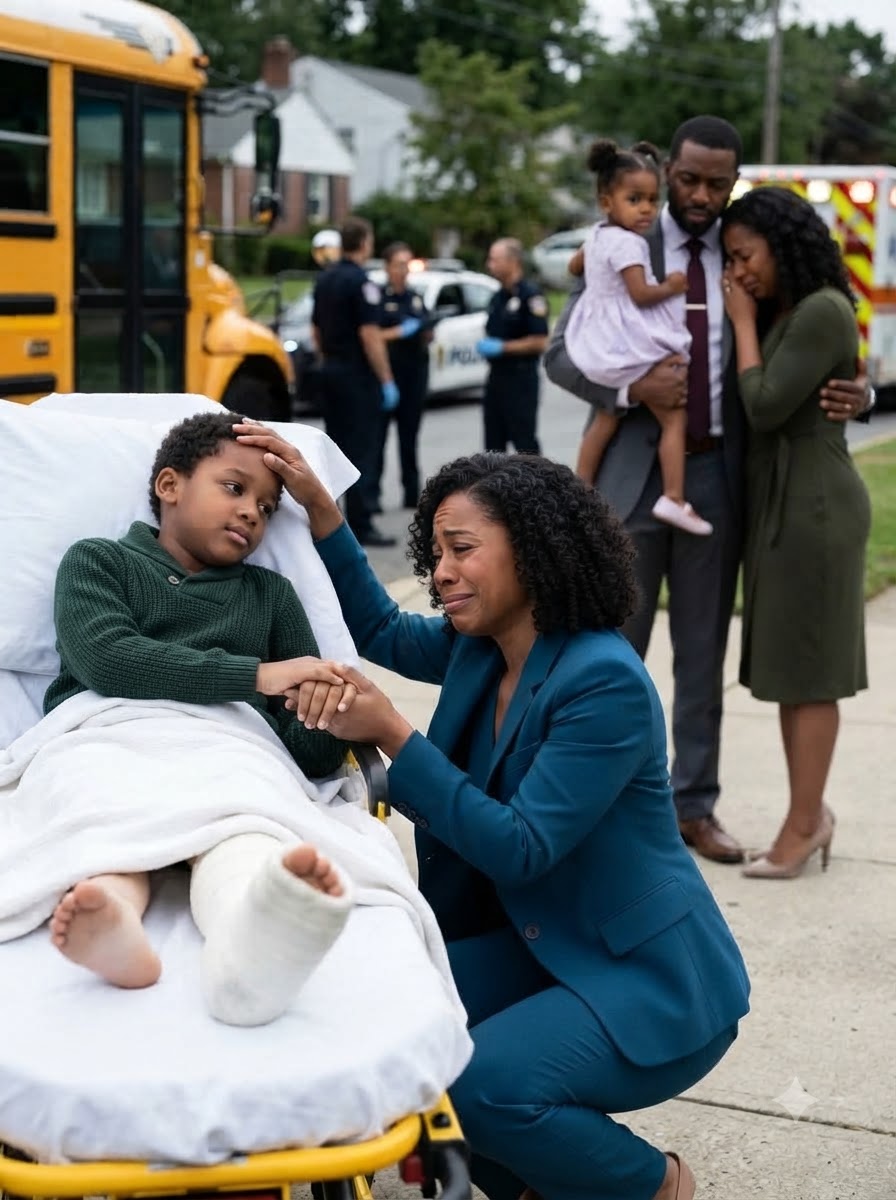 During the accident, my husband pulled our son’s hand away so he could rescue his first love’s daughter first. “Mom, I don’t want Dad anymore,” he whispered before going into a four-hour surgery. I didn’t argue. I called my lawyer and left my wedding ring on the table.