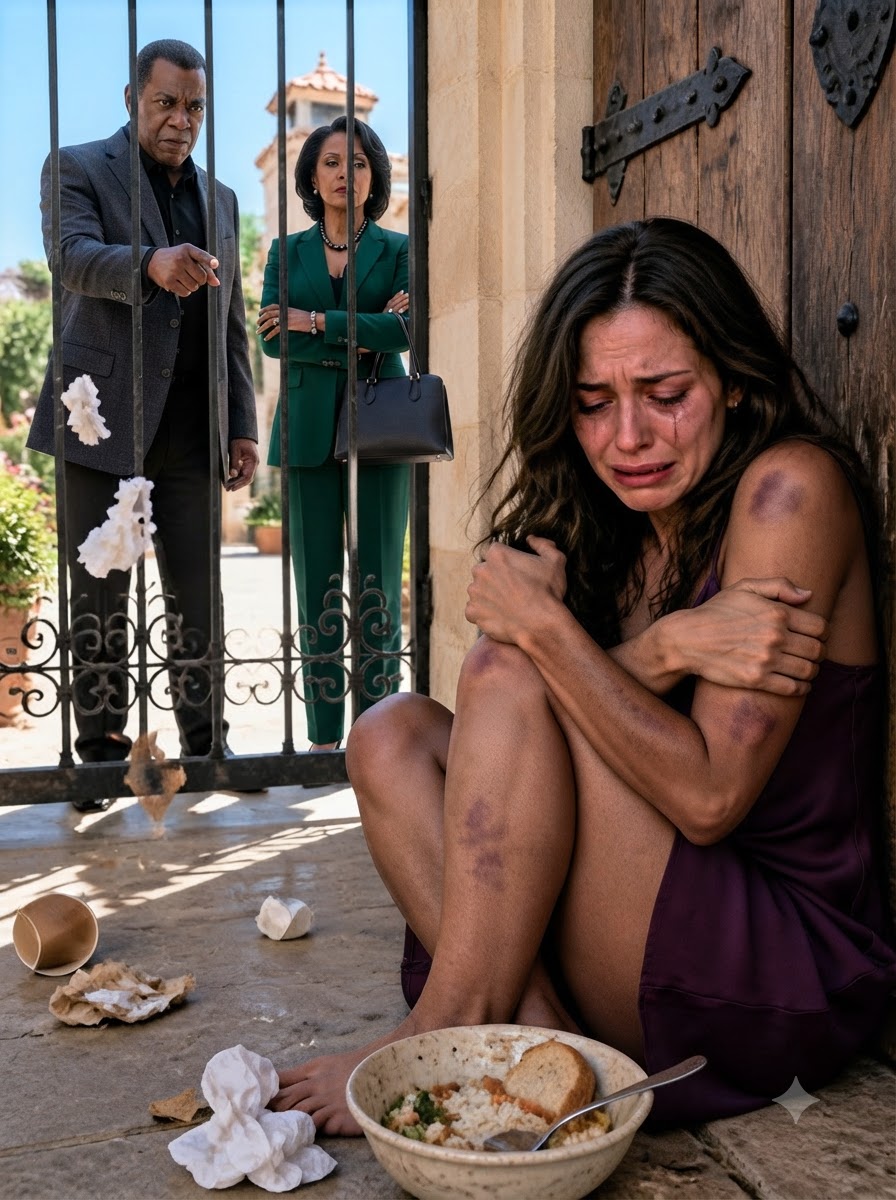 My husband beat me and locked me in a dark storage room to keep me from attending my mom’s funeral while his mother silently watched. I didn’t fight back—I quietly collected a folder of property deeds, and by nightfall, one missing signature had turned their victory into a nightmare.