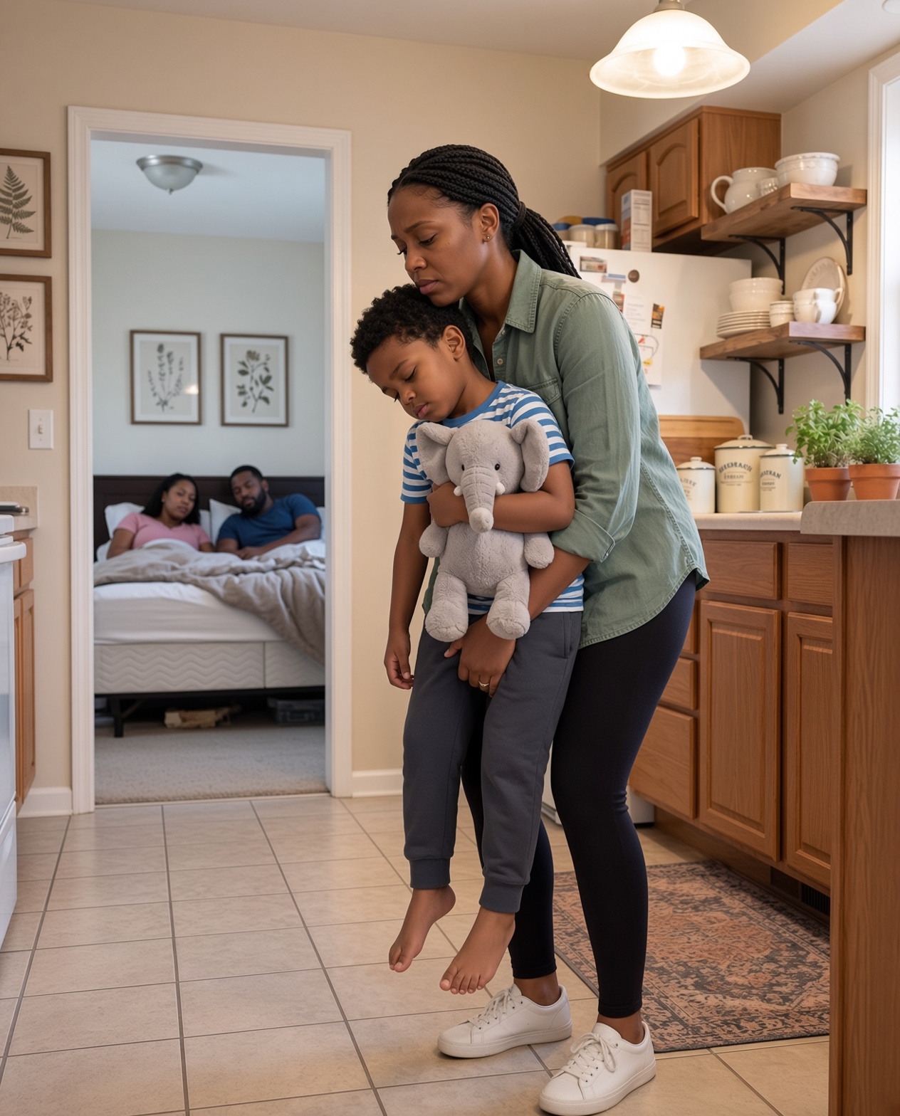 When I arrived home from my night shift at 6:14 a.m., my husband was in the guest room with my sister, while my five-year-old son slept on the chilly kitchen tile. I lifted my boy and left without waking either of them. By sunrise, I understood the guest room was only the piece they had been careless enough to let me discover.