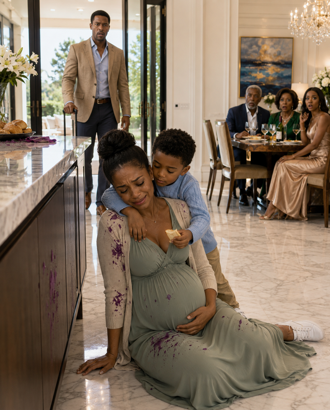 My family was eating grilled meat with my dinnerware while my pregnant wife and my son were getting cold leftovers in the kitchen. “That kid doesn’t even carry our bl00d,” my mother said. I felt something break inside me, but I didn’t raise my voice