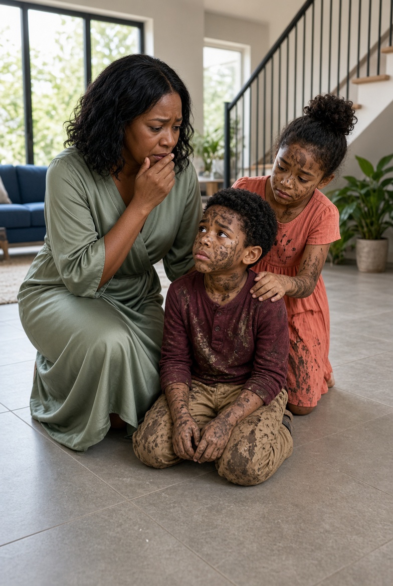 My 6-year-old nephew crawled to my door with his 3-year-old sister clinging to his shirt and whispered, “He locked us down there again…” I thought he had hurt himself trying to escape. But when the doctor looked at the X-ray, he said something that changed everything