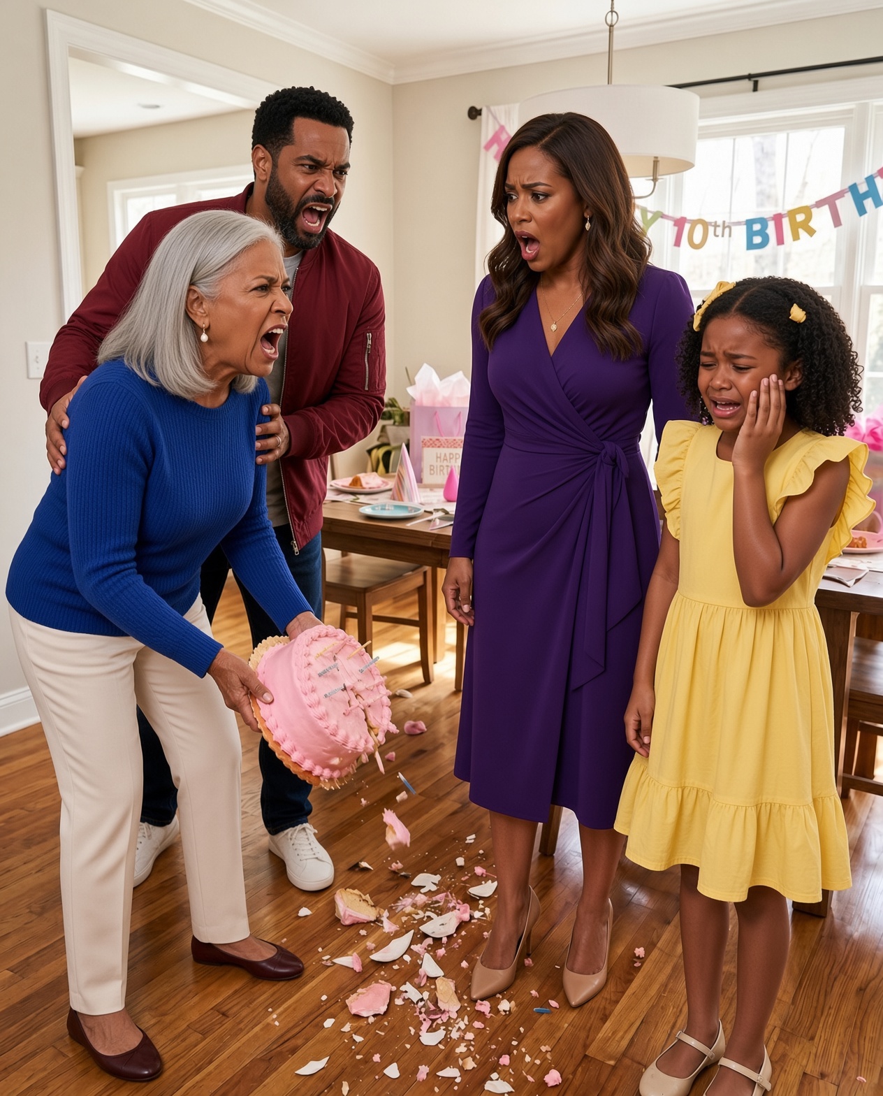 My MIL crossed the line with my daughter and threw her birthday cake on the floor. “No son, no celebration,” she said.