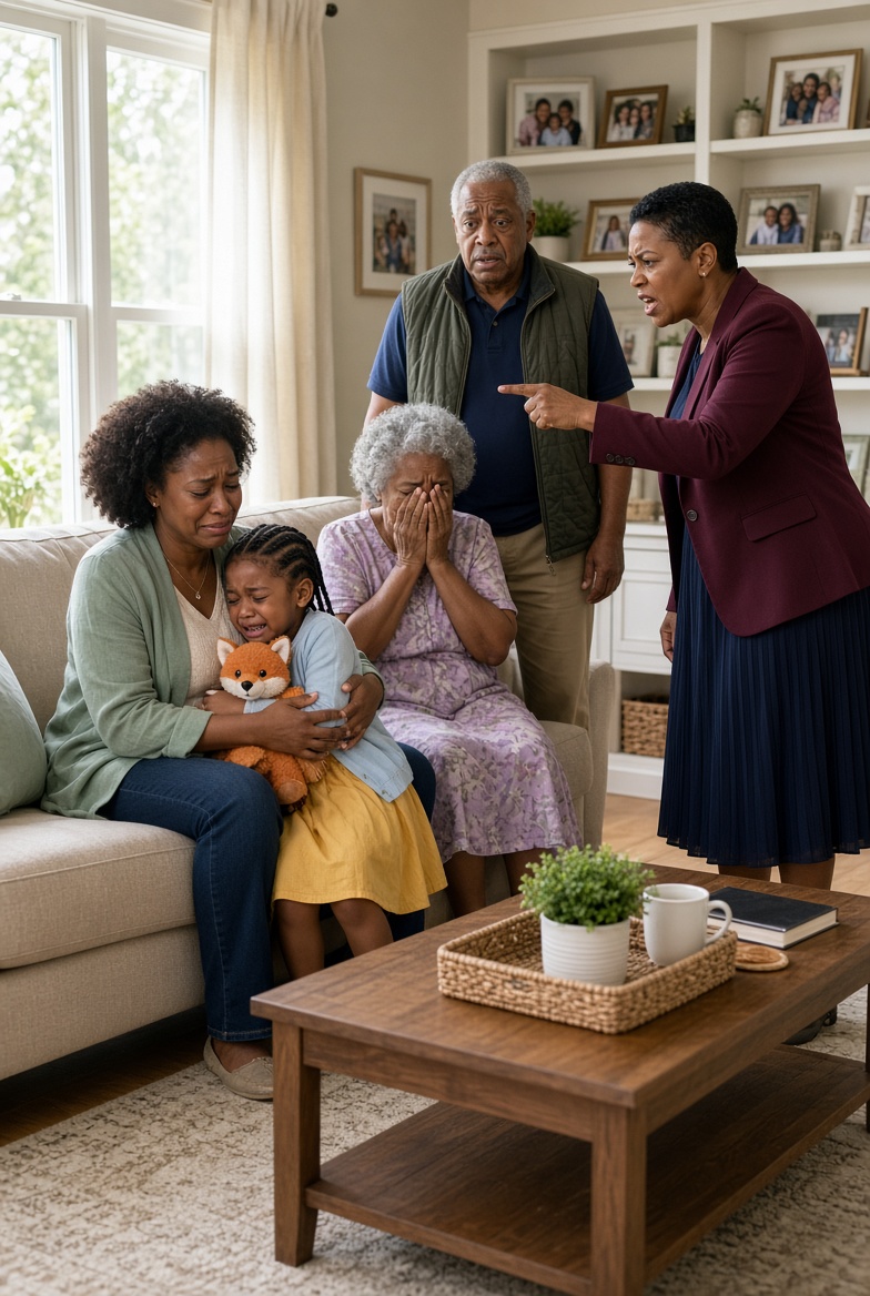 While I was in the hospital, my parents and sister told my 6-year-old adopted daughter she was going back to the orphanage. “You need to make space for the real children,”