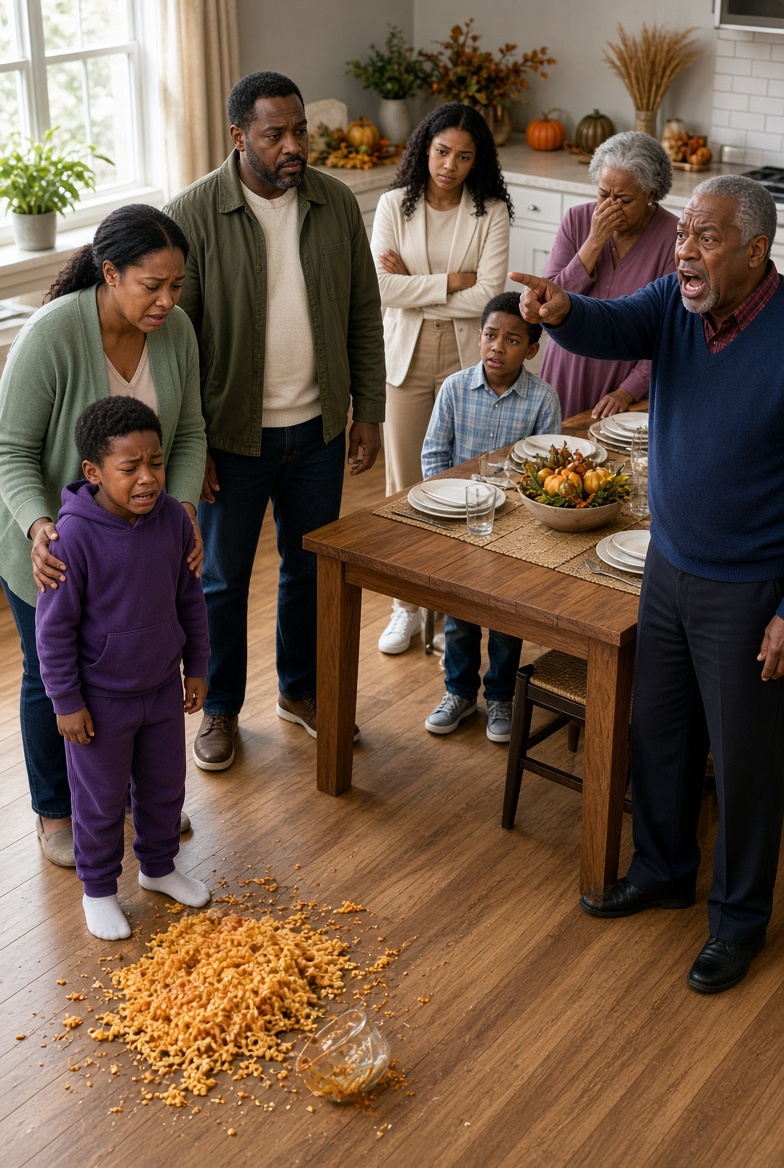 Moral “Make your kid apologize right now or get out of my house forever!” Dad snapped after my nephew knocked over my child’s food.