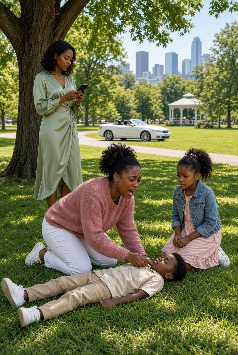 My sister-in-law took my son for a “fun afternoon.” Two hours later, my niece called me crying: “Mom said it was just a joke… but he won’t wake up.” I found him motionless in the park, and doctors discovered he’d been given a sedative. But the real nightmare began when police saw whose name was on the prescription.