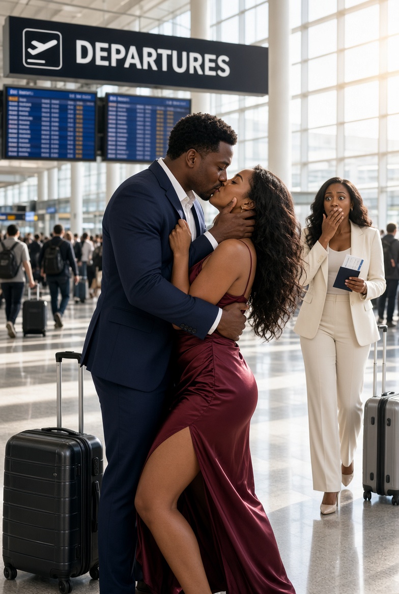 I Went to the Airport to Say Goodbye—Then Caught My Husband Plotting to Ruin Me