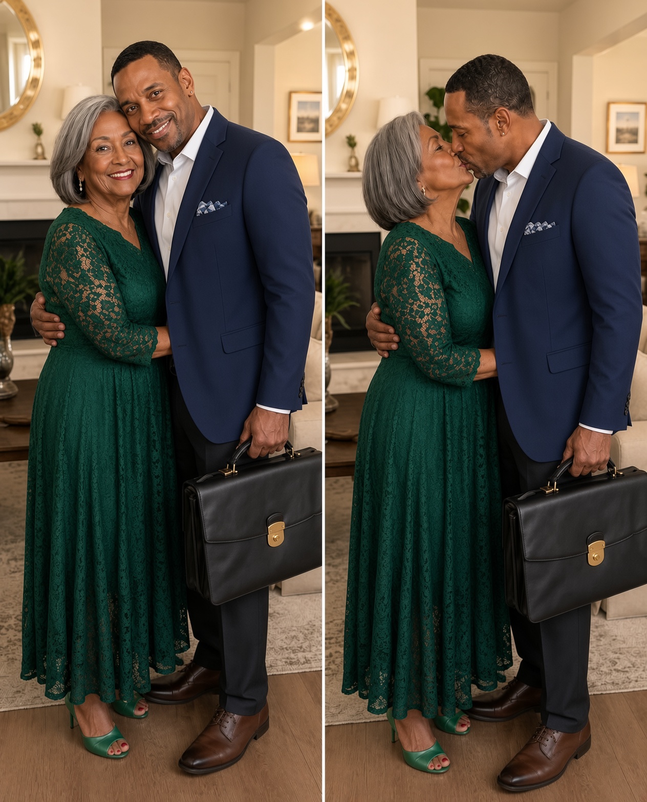 My 72-Year-Old Moms Younger Boyfriend Always Left Family Dinner Before Dessert — One Night, My Daughter Followed Him and Came Back Holding the Truth