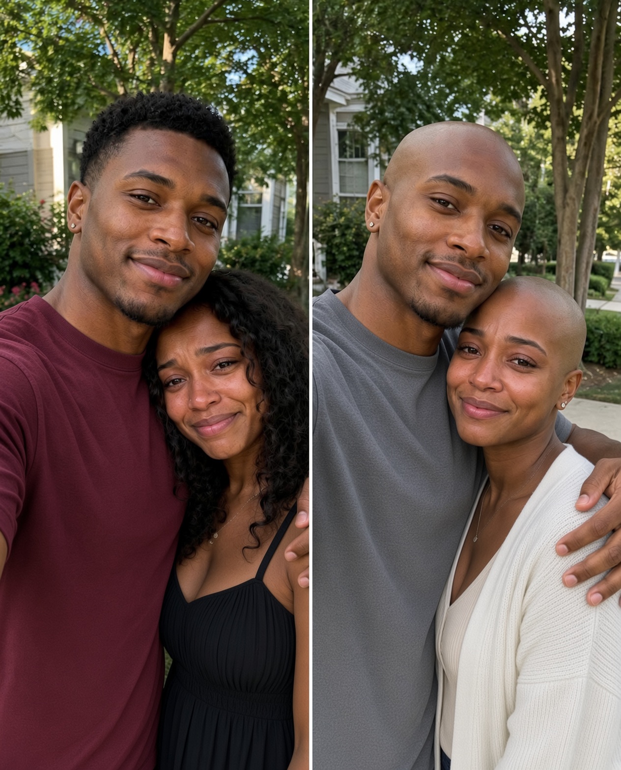 My 17-year-old son shaved off all his hair for his girlfriend who was battling c@nc3r — the next day, her mother called and said, "You need to come to the hospital and see what your son did."