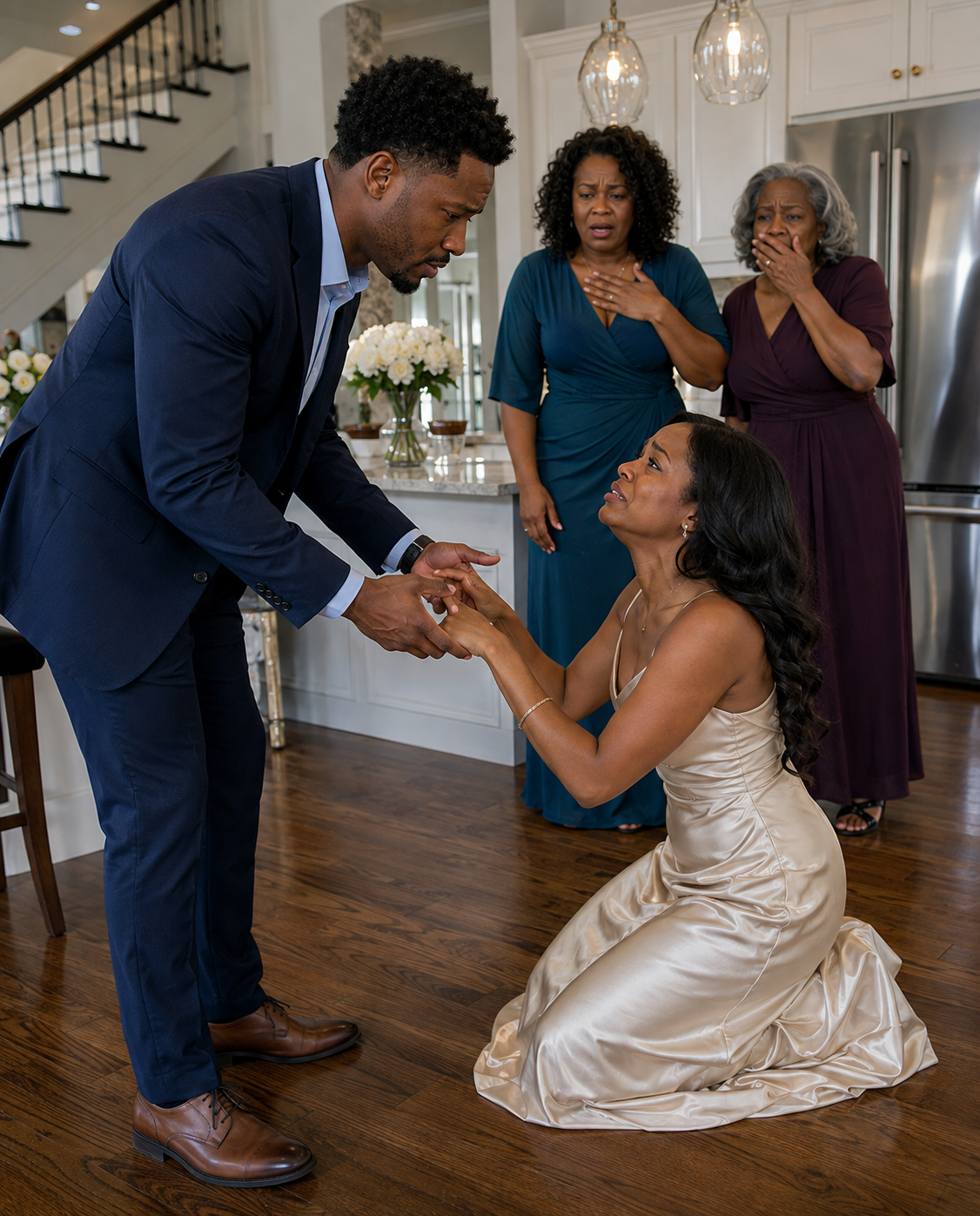 My Mother Destroyed Every Dress I Brought to My Brother’s Wedding Because She Said I Was an Embarrassment—Then My Secret Husband Walked Through Her Front Door
