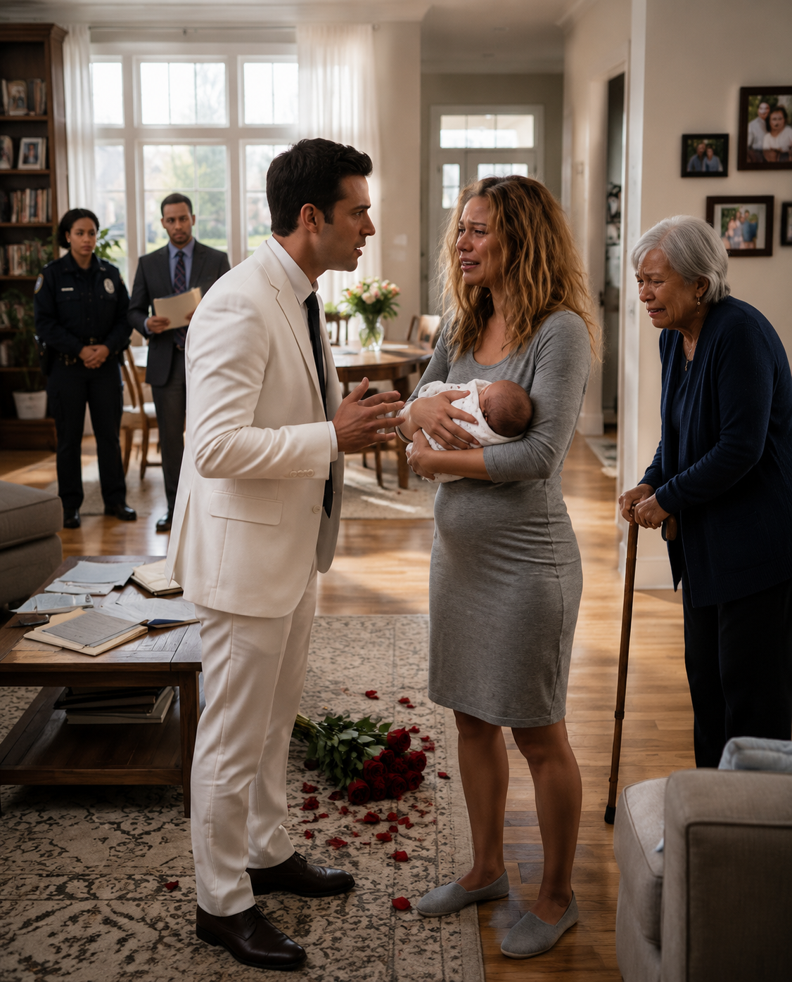 The Night I Went Into Labor, My Husband Claimed He Was Away on a Business Trip — But He Was Really With Another Woman. He Had Even Forged My Signature to Seize My Mother's House. Three Days Later, He Finally Came Home…