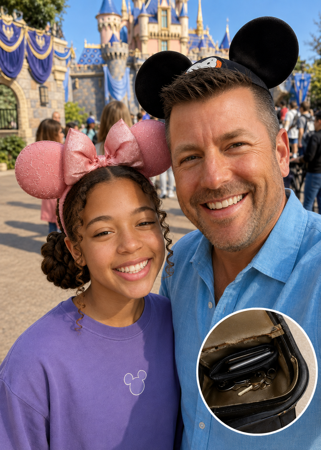 Our Teenage Daughter Disappeared During a Disney Trip with My Husband – A Year Later, Airport Security Found Something Sewn Inside His Old Suitcase That Made Me Scream