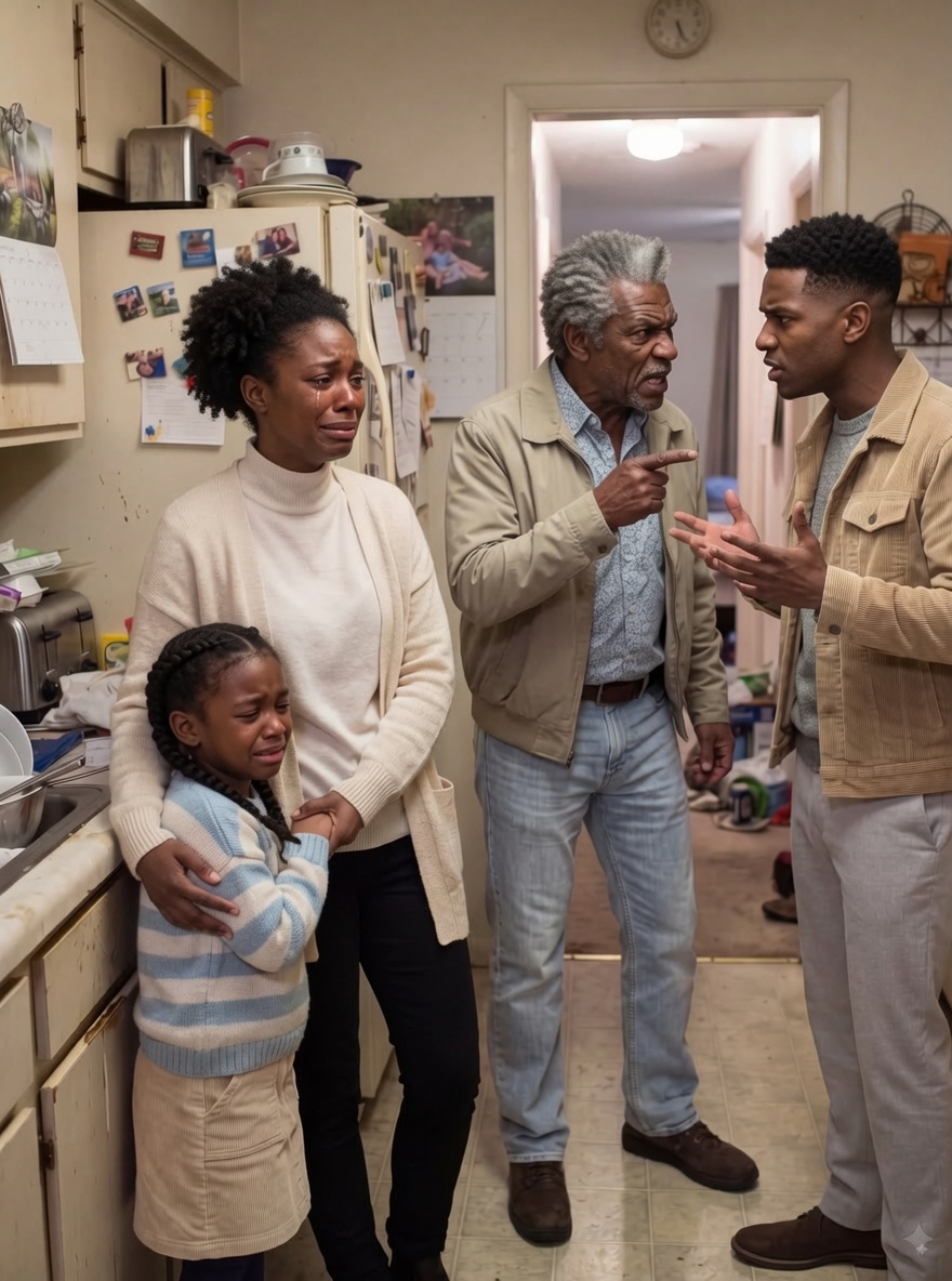 My Father Opened My Nearly Empty Fridge And Asked Why His Granddaughter Had So Little To Eat When I Earned $3,000 A Month—Then My Husband Calmly Revealed He Had Sent Almost My Entire Paycheck To His Mother, And Dad Quietly Took Off His Jacket