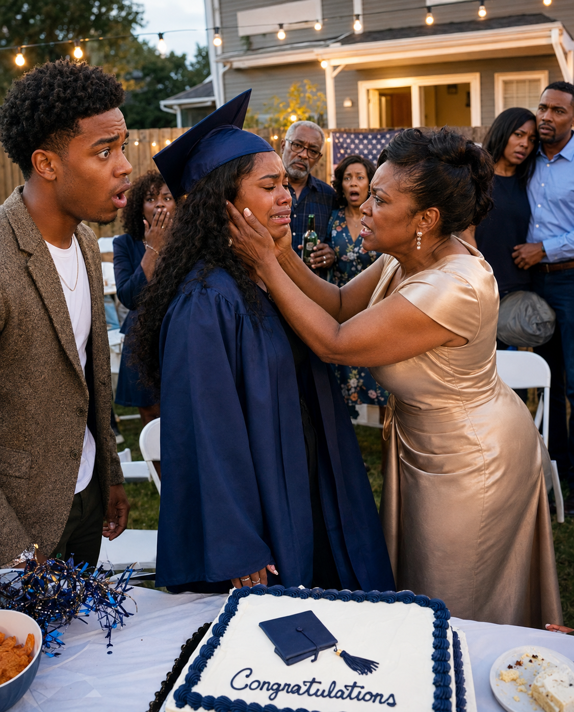 My stepmother lashed out and st:ru:ck me the moment I revealed my engagement at my college graduation celebration, screaming that I had no right to make such a decision without her approval. I c0:llapsed unconscious before the stunned guests. When I finally opened my eyes three days later, I learned that she and the rest of my family had crossed a line they could never repair…