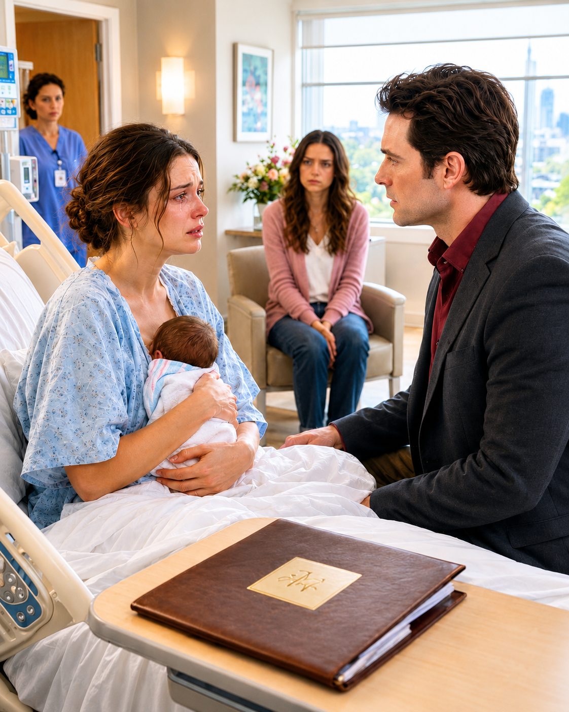 Two hours after our baby was born, i looked at my husband, waiting for him to hold our child. instead, he leaned close and said, “i already have a son with someone else. i am not signing anything for this baby.”