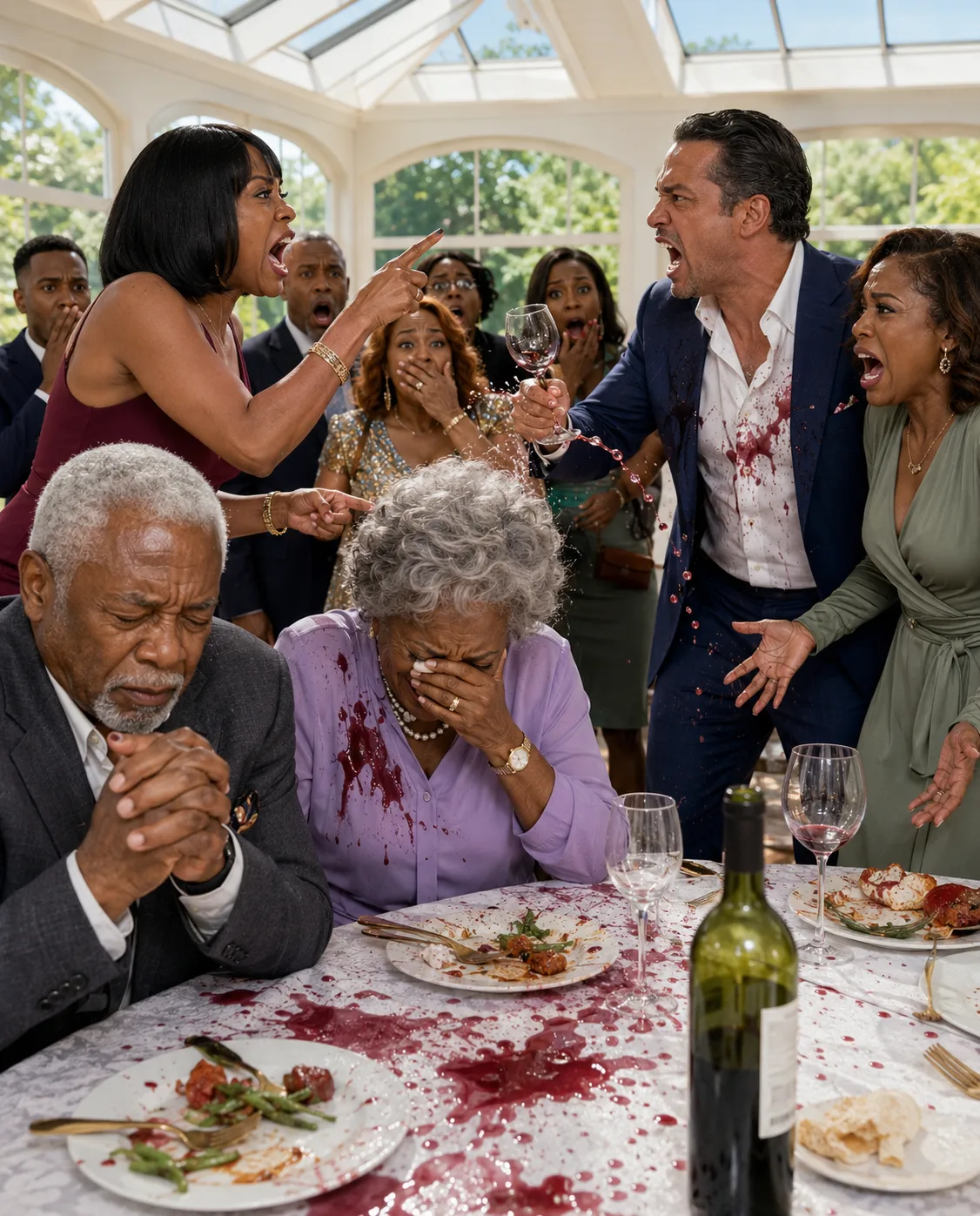 My Sister-in-Law Poured Wine All Over My Parents While His Family Laughed. I Gave My Husband 5 Minutes to Handle It—or Meet Me in Divorce Court.