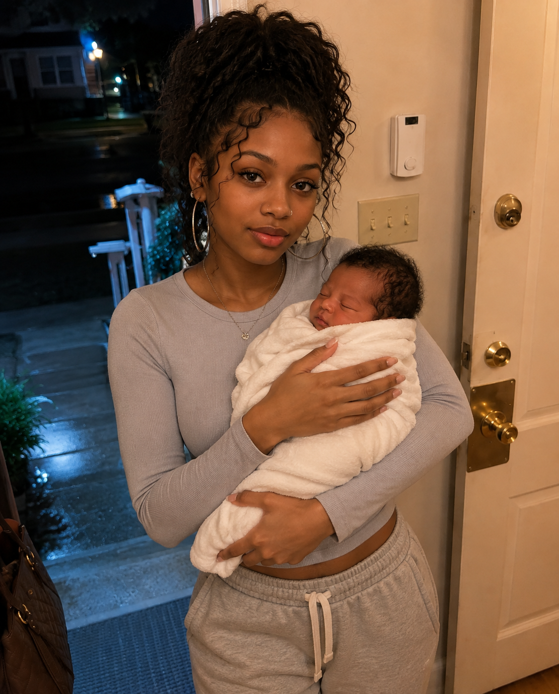 Life story My husband forced our 18-year-old daughter to leave while I was away on a work trip — one year later, she appeared carrying a newborn and said one sentence that made my heart nearly stop.