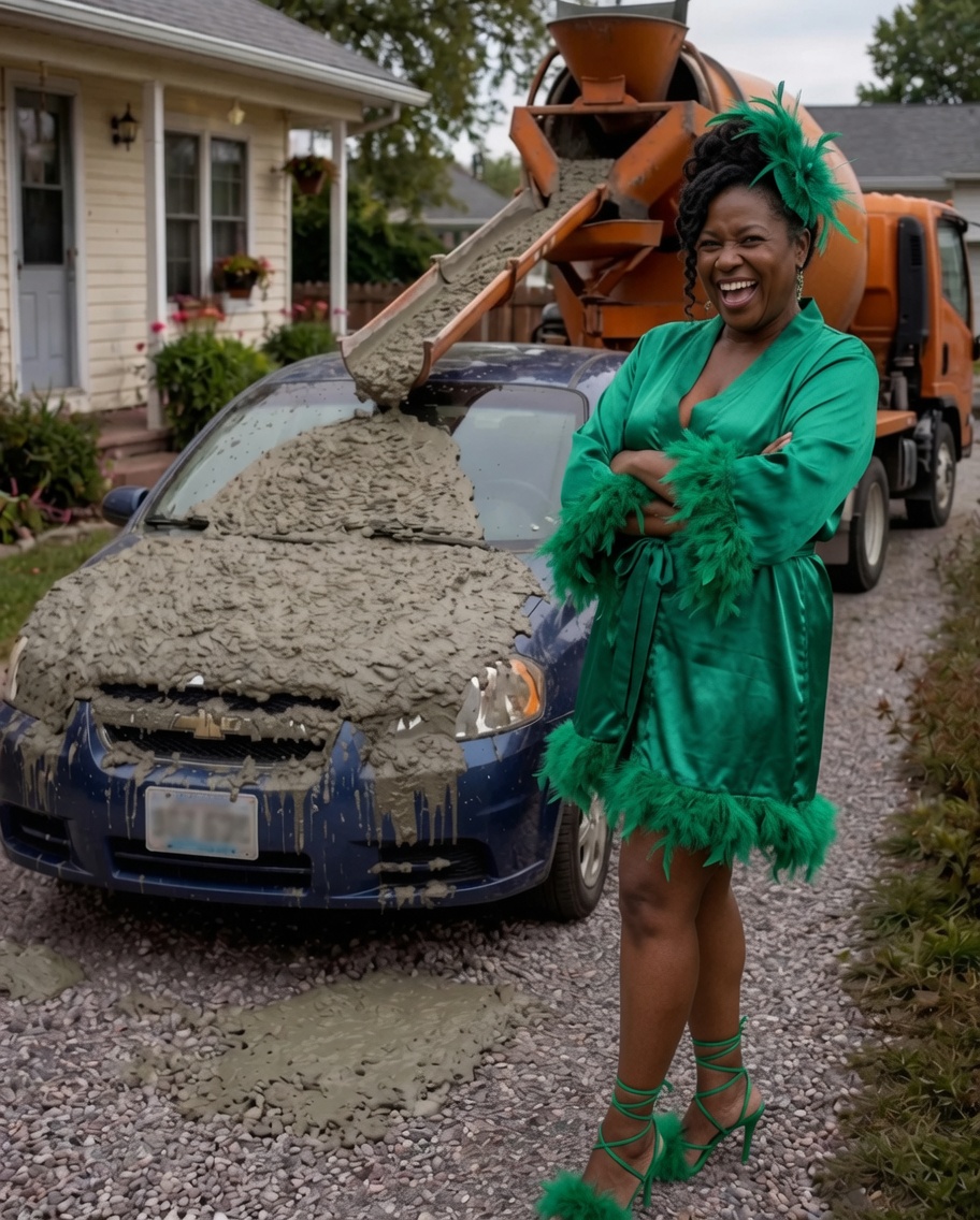 My Neighbor Covered My Car in Concrete for ‘Blocking Her Lake View’ – Then My 8-Year-Old Daughter Wiped the Smile