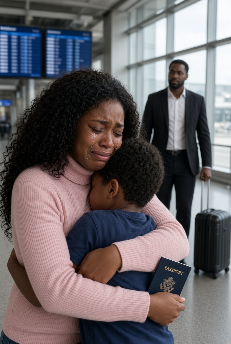 After the divorce hearing, my 12-year-old son said he wanted to live with his dad, telling the judge, "Mom can't give me a future." I left without a fight, but at the airport he hugged me tight, tucked a black card worth six million dollars into my pocket, and left behind a message revealing his act had been hiding a far more dangerous reason.