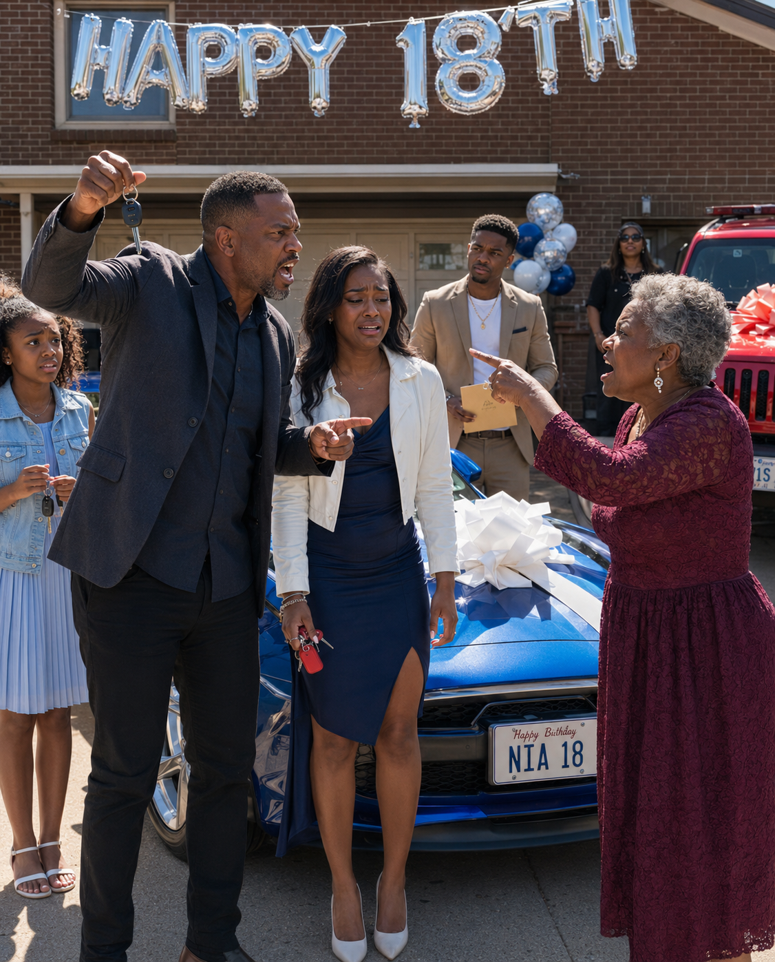 On My Daughter’s 18th Birthday, My Mother Called Her “Scraps” and Gave My Niece a Jeep—Then the Dealer Arrived With an Envelope That Made Her Go Pale