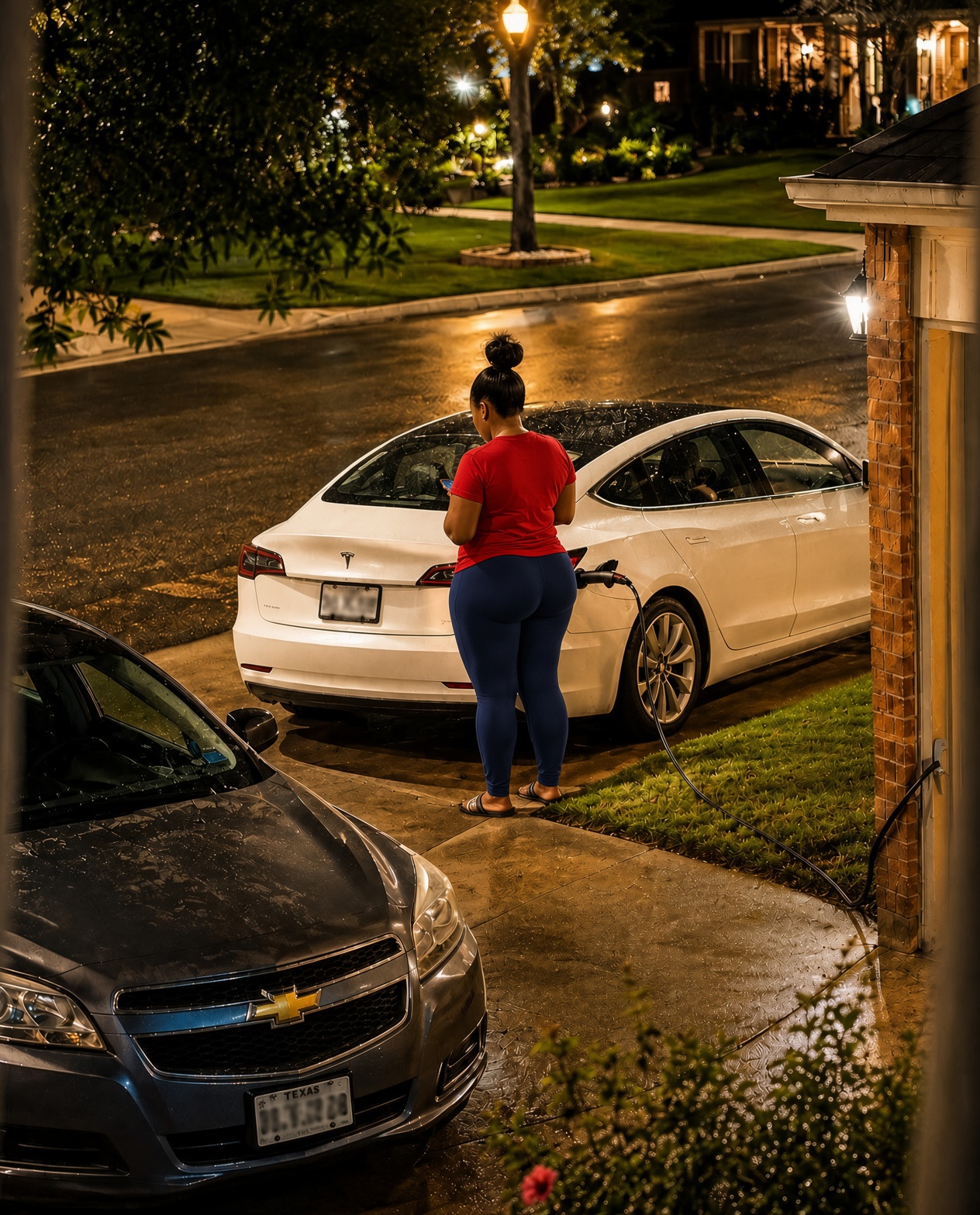My Neighbor Charged Her EV at My House Every Night—She Never Expected What I Did Next.