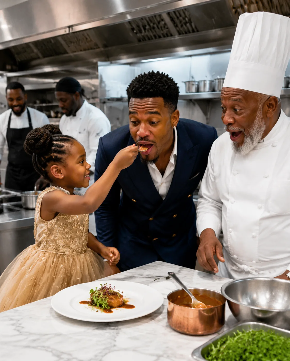 When a millionaire arrived unannounced to inspect his luxury hotel, he saw a hungry little girl asking for a piece of bread. “My mom used to work here, but they accused her of stealing,” she confessed. He didn’t argue. He pulled out his phone and ordered them to review four years of invoices… without imagining why her mother had ended up in the hospital.