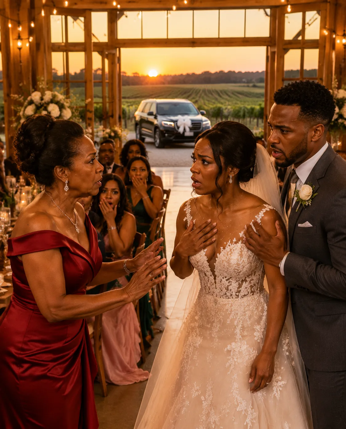At my own wedding, my mother smiled like she was giving me a gift and announced, “We’re transferring the car your in-laws gave you to your sister.”
