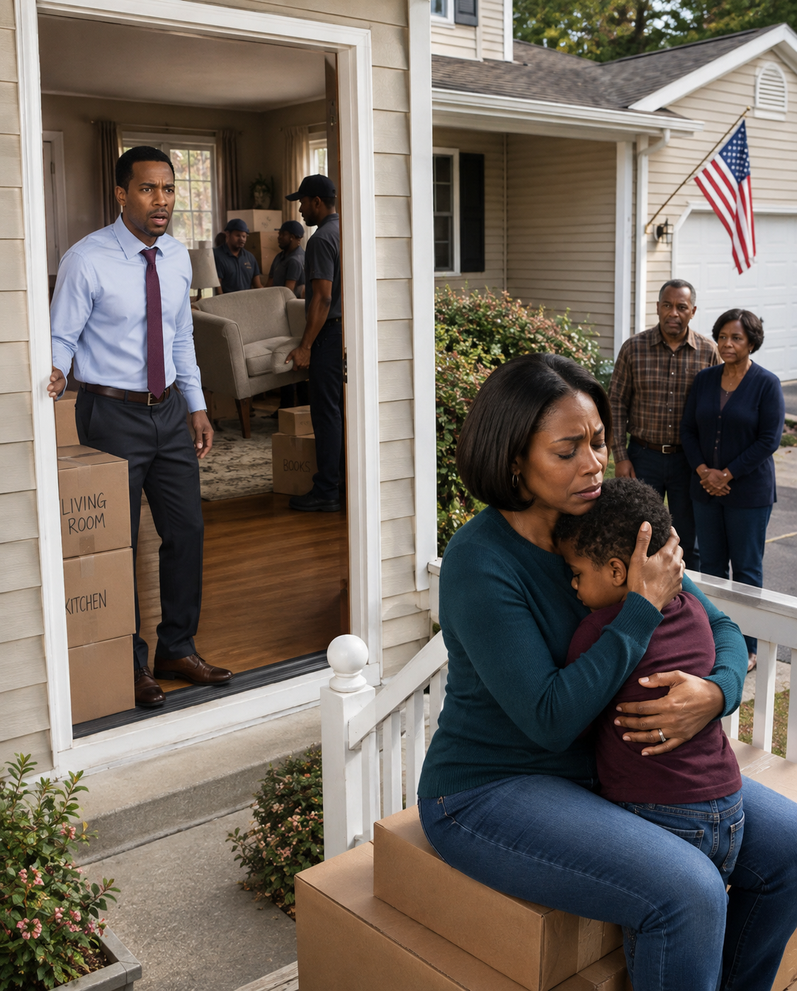 My husband turned cold and aggressi:ve the moment I refused to move in with his parents. He pointed at the door, furious, and shouted that I should pack everything, take our son, and get out of his house for good.