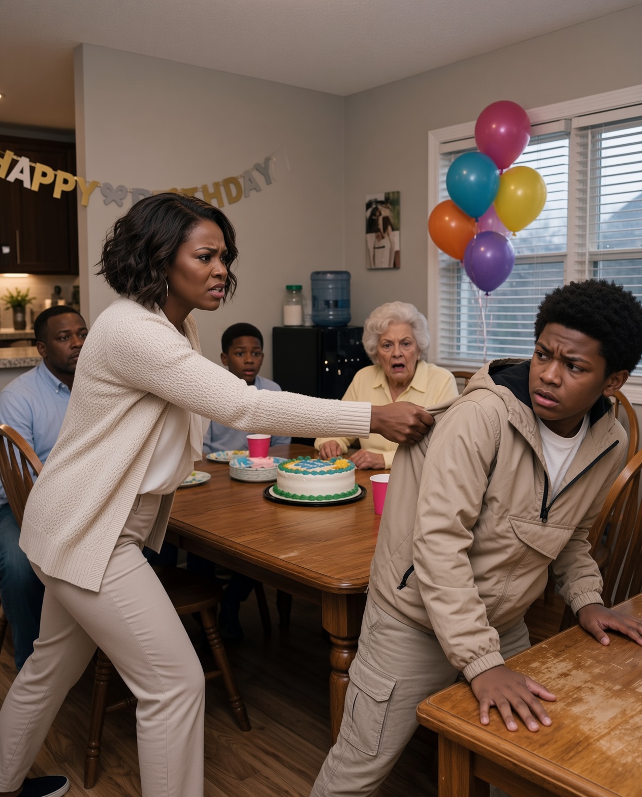 At Grandma’s eightieth birthday celebration, my sister pulled my foster son away from the family photograph and said, “He doesn’t share our bl00d.” Grandma offered him her chair at the head of the table—then calmly asked my sister to hand back the guesthouse keys.