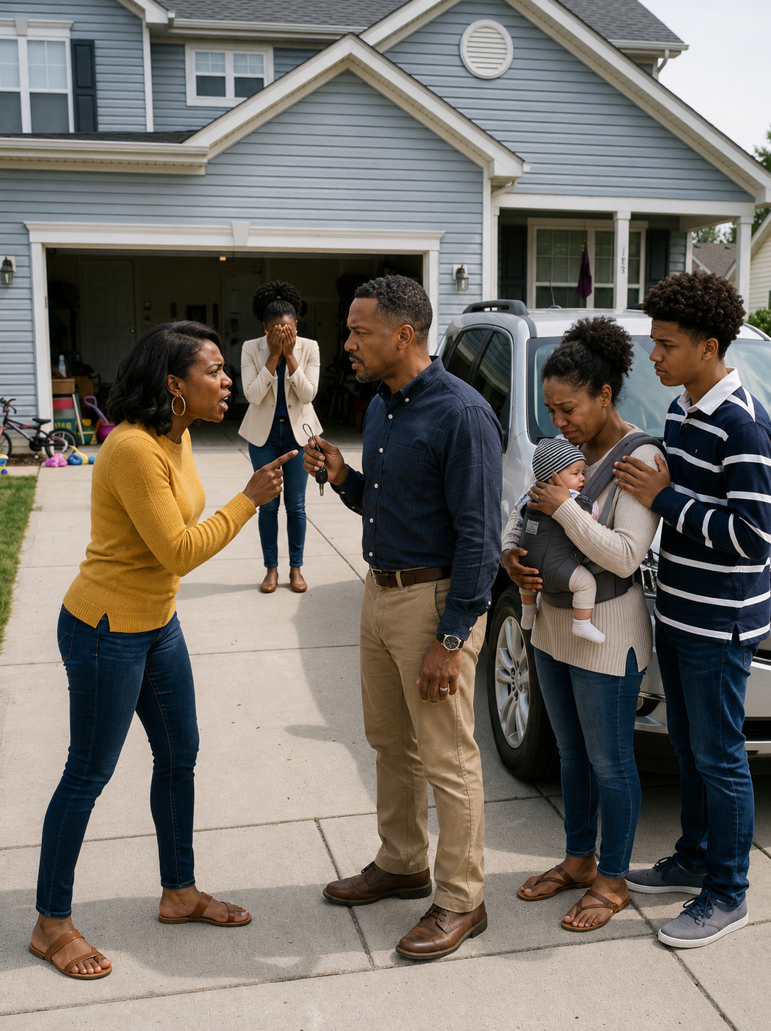 My Father Handed My Fully Paid SUV to My Sister Because “She’s a Mom Now.” I Didn’t Say a Word—Until He Saw My Empty Garage.